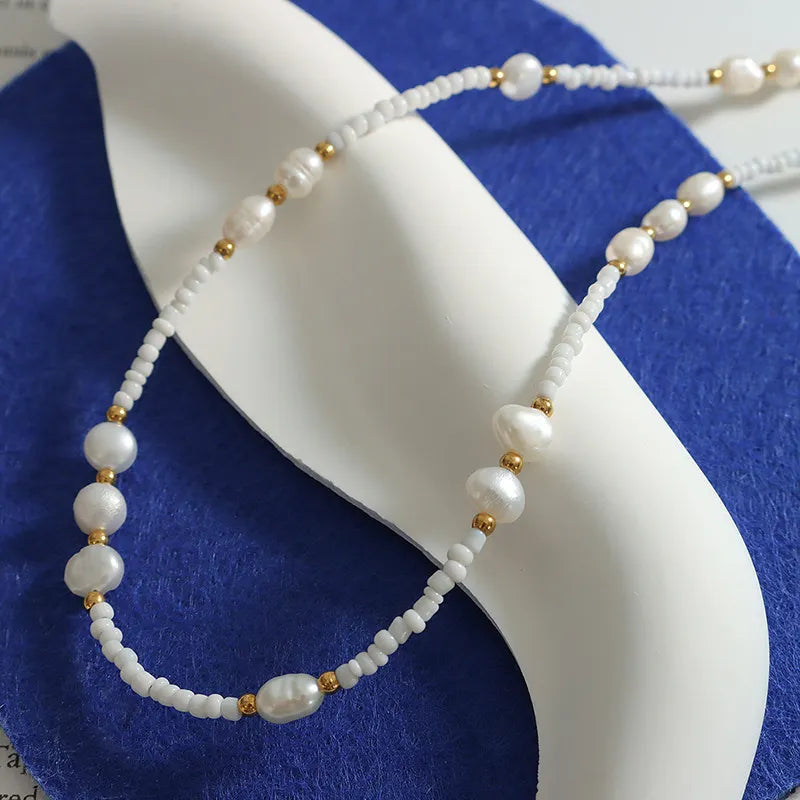 Halskette BOHO WHITE