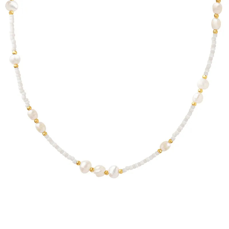 Halskette BOHO WHITE