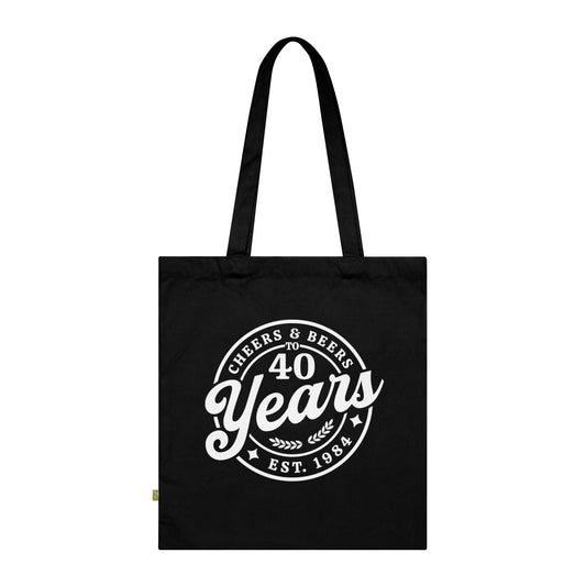 Organic Cotton Tote Bag - Cheers & Beers