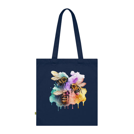 Organic Cotton Tote Bag - Three Bees