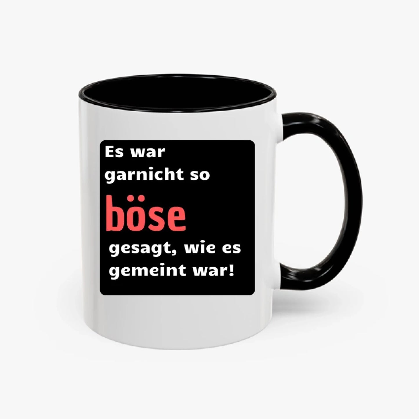 Tasse: es war garnicht so böse gesagt